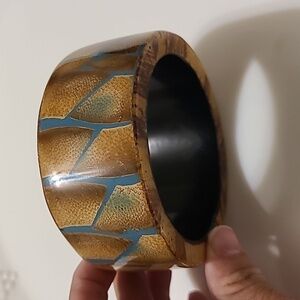 Chunky Wooden Bangle